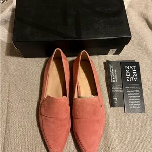 27 EDIT Coral Suede Loafers